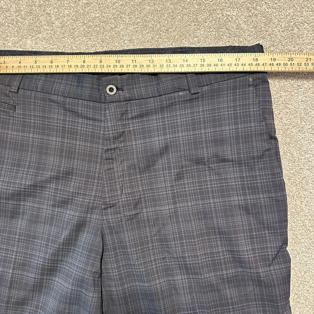 Men's Nike Fit-dry Golf Pants 36x30 Plaid Flat Front Athlete Performance‎ Sales